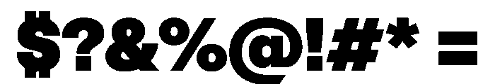 Azeret TRIAL Black Instance Font OTHER CHARS