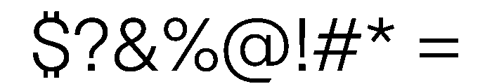 Azeret TRIAL Light Instance Font OTHER CHARS