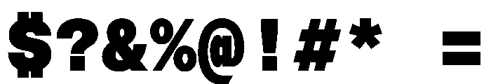 Azeret TRIAL MonoBlack Instance Font OTHER CHARS