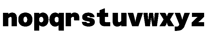 Azeret TRIAL MonoBlack Instance Font LOWERCASE