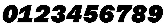 Azeret TRIAL MonoBlackItalic Instance Font OTHER CHARS