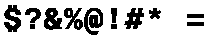 Azeret TRIAL MonoBold Instance Font OTHER CHARS