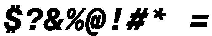 Azeret TRIAL MonoBoldItalic Instance Font OTHER CHARS