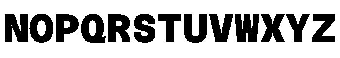 Azeret TRIAL MonoExtraBold Instance Font UPPERCASE