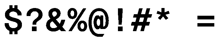 Azeret TRIAL MonoMedium Instance Font OTHER CHARS