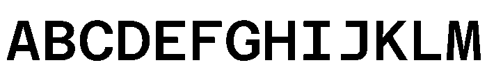 Azeret TRIAL MonoMedium Instance Font UPPERCASE