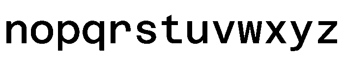 Azeret TRIAL MonoMedium Instance Font LOWERCASE