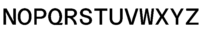 Azeret TRIAL MonoRegular Instance Font UPPERCASE