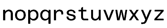 Azeret TRIAL MonoRegular Instance Font LOWERCASE