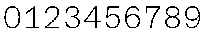 Azeret TRIAL MonoThin Instance Font OTHER CHARS