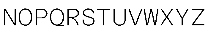 Azeret TRIAL MonoThin Instance Font UPPERCASE