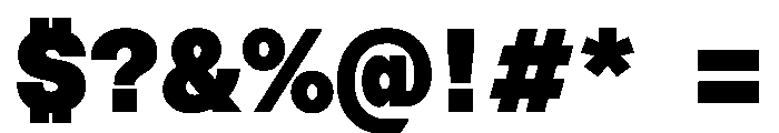 Azeret TRIAL SemiMonoBlack Instance Font OTHER CHARS