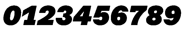 Azeret TRIAL SemiMonoBlackItalic Instance Font OTHER CHARS