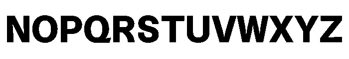 Azeret TRIAL SemiMonoBold Instance Font UPPERCASE