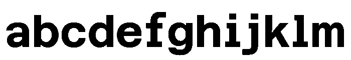 Azeret TRIAL SemiMonoBold Instance FONT