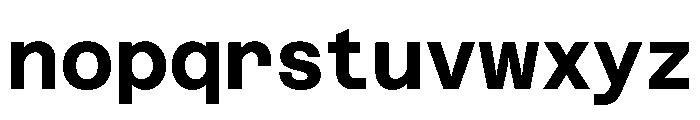Azeret TRIAL SemiMonoBold Instance Font LOWERCASE