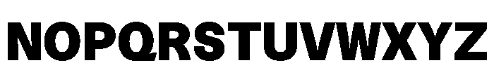 Azeret TRIAL SemiMonoExtraBold Instance Font UPPERCASE