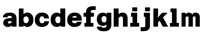 Azeret TRIAL SemiMonoExtraBold Instance FONT