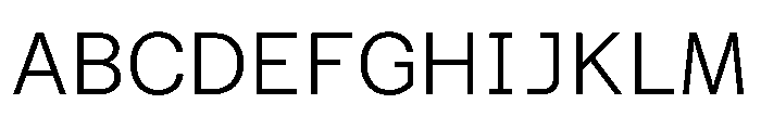 Azeret TRIAL SemiMonoLight Instance Font UPPERCASE