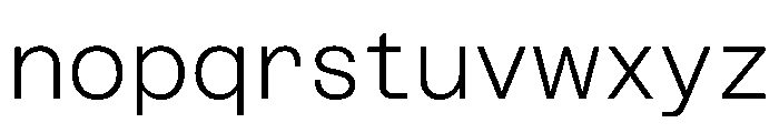Azeret TRIAL SemiMonoLight Instance Font LOWERCASE