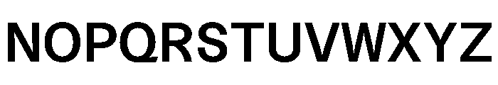 Azeret TRIAL SemiMonoMedium Instance Font UPPERCASE