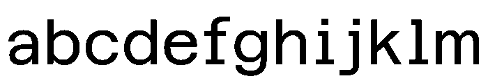 Azeret TRIAL SemiMonoRegular Instance FONT