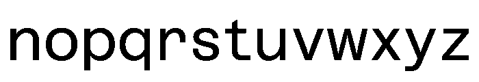 Azeret TRIAL SemiMonoRegular Instance Font LOWERCASE