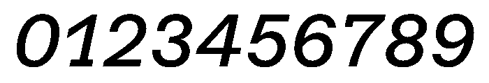 Azeret TRIAL SemiMonoRegularItalic Instance Font OTHER CHARS