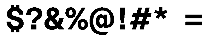 Azeret TRIAL SemiMonoSemiBold Instance Font OTHER CHARS
