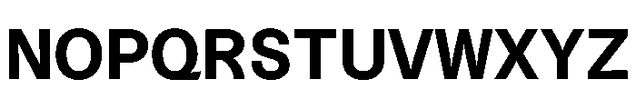 Azeret TRIAL SemiMonoSemiBold Instance Font UPPERCASE