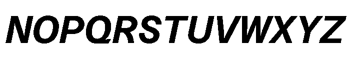 Azeret TRIAL SemiMonoSemiBoldItalic Instance Font UPPERCASE