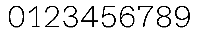 Azeret TRIAL SemiMonoThin Instance Font OTHER CHARS