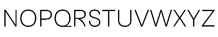Azeret TRIAL Thin Instance Font UPPERCASE