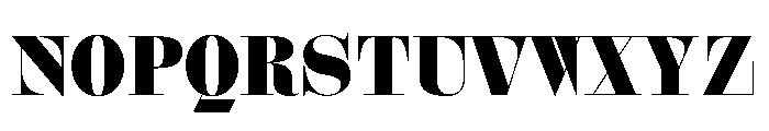 AztecaVAR Headline Instance Font UPPERCASE