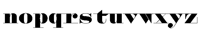 AztecaVAR Headline Instance Font LOWERCASE