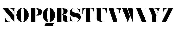 AztecaVAR Kingsize Instance Font UPPERCASE