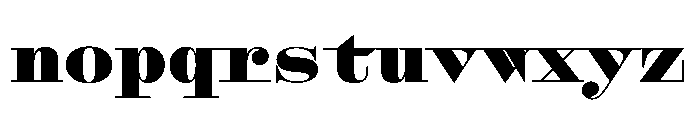 AztecaVAR Text Instance Font LOWERCASE