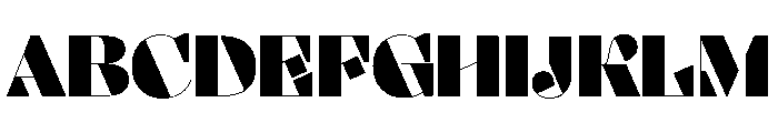 Aziga Regular Font UPPERCASE