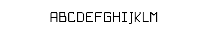 B?sica-Unicode Regular Font UPPERCASE