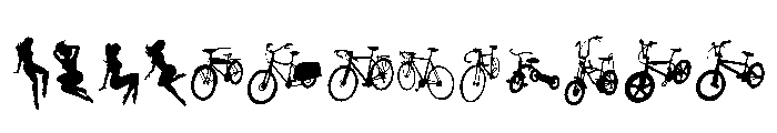 B Complex Regular Font LOWERCASE