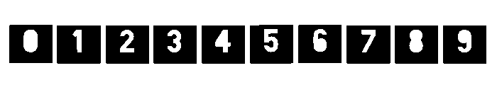 B21 Regular Font OTHER CHARS