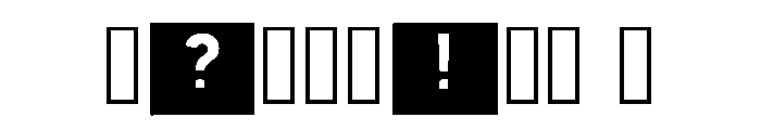 B21 Regular Font OTHER CHARS