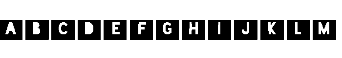 B21 Regular Font UPPERCASE