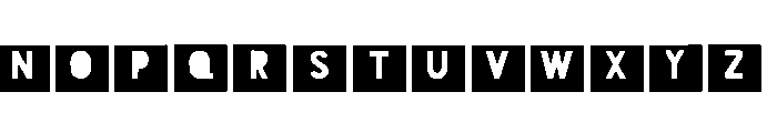 B21 Regular Font UPPERCASE