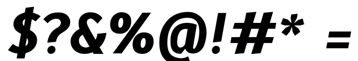 B612 Bold Italic Font OTHER CHARS