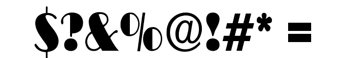B821-Deco-Regular Font OTHER CHARS