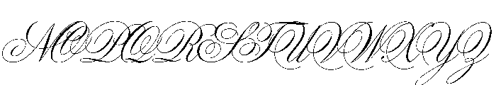 Ballet Variable Light Font UPPERCASE