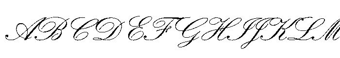 Ballet Variable Regular Font UPPERCASE