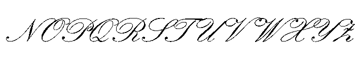 Ballet Variable Regular Font UPPERCASE