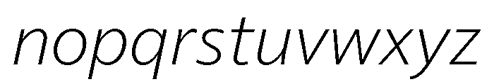 Balneario Italic Font LOWERCASE